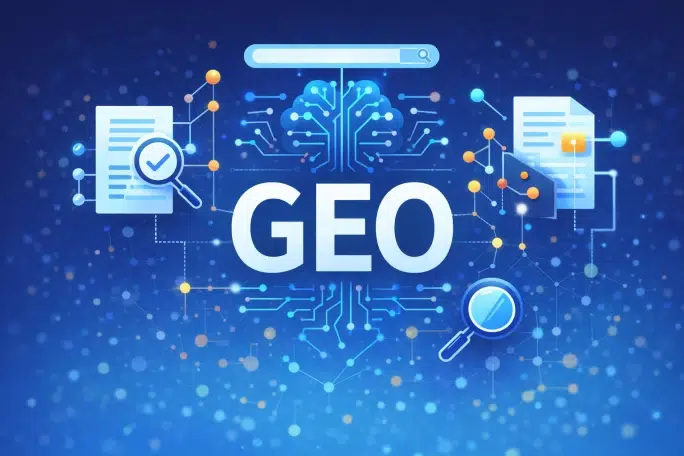 GEO Generative Engine Optimization concept for AI search visibility