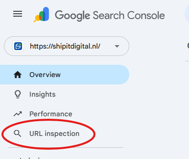 Google Search Console URL Inspection for indexing verification